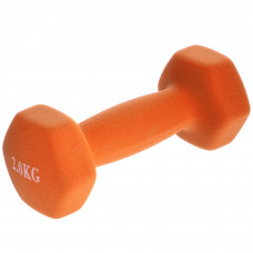 Гантель для фитнеса неопреновая 1штука SP-Planeta TA-0001-2 (1x2кг) (цена за 1шт, цвета в ассортименте)