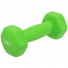 Гантель для фітнесу неопреновий SP-Planeta TA-0001-2 1шт 2кг кольори в асортименті