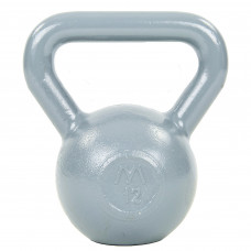 Гиря тренувальна цільна чавунна пофарбована SP-Planeta TA-0182-12 вага 12кг сірий