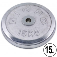 Млинці диски хромовані HIGHQ SPORT TA-1455-15S 30мм 15кг хром