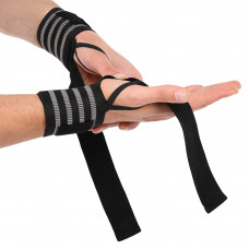 Бинты кистевые с лямкой для жима и тяги (2шт) SCHIEK TA-1617 (полиэстер, эластан, цвета в ассортименте)