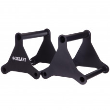 Брусья мобильные паралетсы упоры для отжиманий (2шт) Zelart PUSH-UP BAR TA-2276 (металл, размер 37х33х33см, черный)