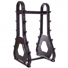 Стойка горизонтальная для грифов и штанг Zelart TA-2665 (металл, размер 95x28x170см, черный) MD6328