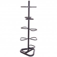 Стойка вертикальная для набивных мячей медболов на 10 мячей Zelart TA-2671 (металл, размер 55x53x166см, черный) MD6426