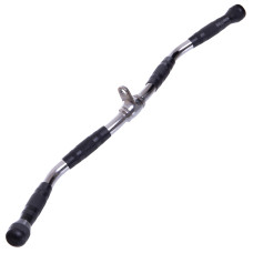 Рукоятка для тяги на біцепс і трицепс W-подібна ручка для блочного тренажера Zelart TA-2732 хром