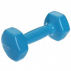 Гантель для фитнеса виниловая 1штука Zelart TA-2777-3 (1x3кг) (MD2016-3) (цена за 1шт, цвета в ассортименте)