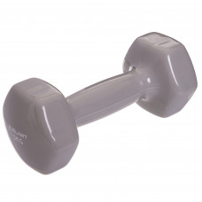 Гантель для фитнеса виниловая 1штука Zelart TA-2777-3 (1x3кг) (MD2016-3) (цена за 1шт, цвета в ассортименте)