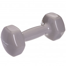 Гантель для фитнеса виниловая 1штука Zelart TA-2777-4 (1x4кг) (MD2016-4) (цена за 1шт, цвета в ассортименте)