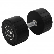 Гантель цельная профессиональная CPU покрытие 1штука Zelart TA-3111-37,5 (1х37,5кг)  (полиуретановое покрытие, вес 37,5кг)