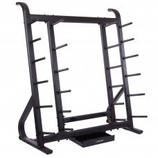 Стойка вертикальная для блинов дисков штанг и бодибаров Zelart TA-3652 (MD6331) (металл, размер 139,8x77,9x156,8см, черный)