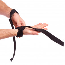 Лямки для тяги (2шт) VALEO TA-4418 (полиэстер, длина-55см, ширина-4см, черный)