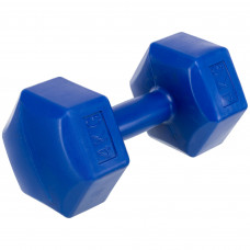 Гантель для фітнесу з покриттям PE Zelart TA-4758-4 1шт 4кг кольори в асортименті