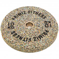 Бамперні диски із структурної гуми Bumper Plates Record TA-4787-10 51мм 10кг сірий