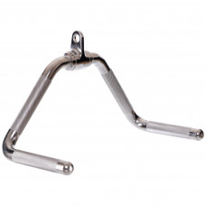 Рукоятка для нижньої тяги L-подібна ручка для блочного тренажера Zelart TA-5133 хром