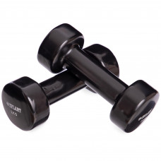 Гантели для фитнеса виниловые 2штуки Zelart Beauty TA-5225-2 (2x2кг) (2шт, цвета в ассортименте)