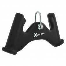 Рукоятка для тяги з вузьким хватом Pull Down Handle нековзне покриття Mdbuddy TA-5390 розмір 34х5,5х15см чорний