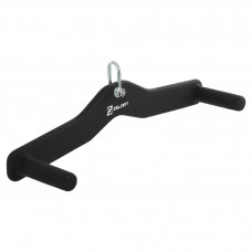 Рукоятка для тяги вниз з широким хватом Lat Pull Down Bar нековзне покриття Mdbuddy TA-5392 розмір 52х10х15см чорний
