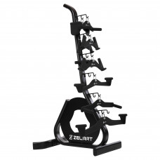 Стойка вертикальная для рукояток и ручек для тренажеров Machine Bar Rack MDbuddy TA-5396 (металл, р-р 57,3x81x156,1см, черный) MD6716