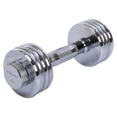 Гантель розбірна сталева хромована Zelart TA-5451-5 1шт 5кг хром