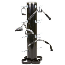 Стойка вертикальная для рукояток и ручек для тренажеров Zelart TA-6763 (металл, размер 52x54x121см, черный)