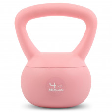 Гиря мягкая MDbuddy SOFT KETTLEBELL TA-7039-4 4кг (верх-PVC, наполнитель-песок, цвета в ассортименте)