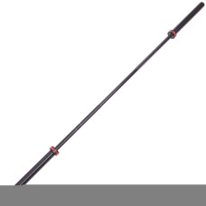 Гриф для сталевої штанги Олімпійський професійний прямий з підшипником Zelart TA-7240 довжина 2,2м ø50мм чорний