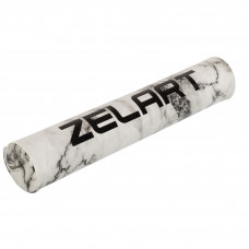 Накладка на гриф штанги пом'якшувальна Zelart TA-7699-2 білий-сірий-чорний