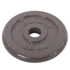 Блины диски стальные окрашенные внутренний ø30мм Zelart TA-7789-2_5 2,5кг (сталь окрашенная, серый)