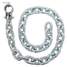 Ланцюг-обважнювач для штанги Zelart TA-7809-15 вага-15кг l-8м, d-19мм хром