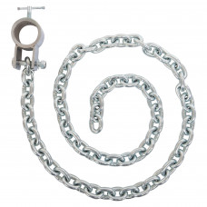 Ланцюг-обважнювач для штанги Zelart TA-7809-5 вага-5кг l-8м, d-9,7мм хром