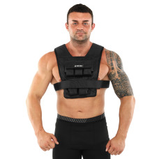 Жилет обважнювач з регульованою вагою Zelart WEIGTH VEST TA-7815-10 вага-1-10кг чорний