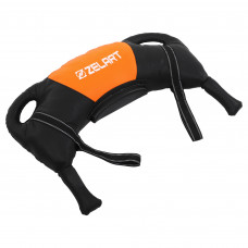 Мішок Болгарський Bulgarian bag Zelart TA-7826-10 вага-10кг чорний-помаранчевий