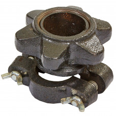 Замок гвинтовий сталевий для грифа SHUANG CAI SPORTS TA-8088 1шт діаметр-50мм графітовий-сірий