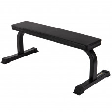 Скамья атлетическая для жима прямая горизонтальная Zelart TA-9593 (металл, PVC, размер 120x62x49см, вес польз. до 100кг)