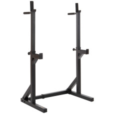 Стойка универсальная под штангу для жима и приседаний с подстраховкой регулирумая Zelart TA-9599 (металл, размер 100x60x130см)