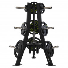 Стойка вертикальная для блинов дисков и грифов Zelart TA-9623 (металл, р-р ящиков А-162х48,5х22,5см, В-51х47х32см, уп в 2 ящ, габ. р-р 112x100x150см)