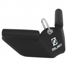 Рукоятка для зворотної тяги з вузьким хватом Reverse Grip нековзне покриття Zelart TA-9634 30см чорний