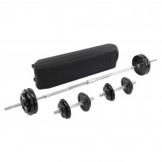 Гантели трансформер превращаются в штангу 3в1 в пластиковом кейсе Zelart TA-9641 50кг (4 грифа, блины сталь)