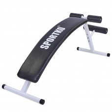 Скамья для пресса изогнутая SPORTKO СП3 TR-4034 (металл, PVC, размер 150x42x63см, вес польз. до 100кг)