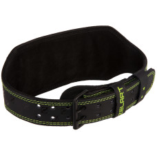 Пояс атлетичний шкіряний Zelart VL-3342 спинка-15см розмір-M-XXL чорний