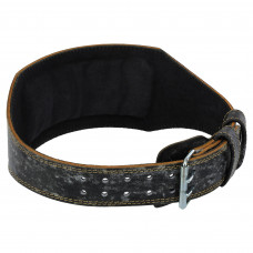 Пояс атлетичний шкіряний FISTRAGE VL-6048 спинка-15см розмір-S-XL чорний