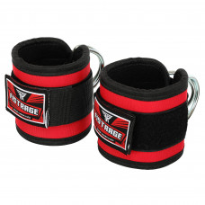 Манжет (ремень) для силовой тяги на голень и запястье FISTRAGE (2шт) VL-7728 (нейлон, металл)