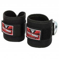 Манжет (ремень) для силовой тяги на голень и запястье FISTRAGE (2шт) VL-7729 (нейлон, металл)