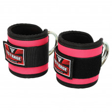 Манжет (ремень) для силовой тяги на голень и запястье FISTRAGE (2шт) VL-7730 (нейлон, металл)