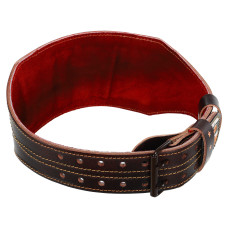 Пояс атлетичний шкіряний VELO VL-8178 спинка-15см розмір-M-XXL чорний