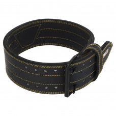 Пояс для пауерліфтингу шкіряний VELO VL-8184 спинка-10см розмір-M-XXL чорний