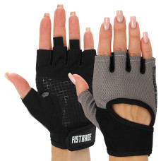 Перчатки для фитнеса и тренировок FISTRAGE VL-8431 размер XS-L (полиэстер, эластан, цвета в ассортименте)