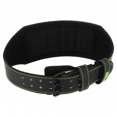 Пояс атлетичний шкіряний FISTRAGE VL-8441 спинка-15см розмір-S-XL чорний