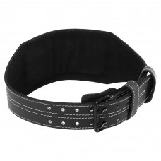 Пояс атлетичний шкіряний FISTRAGE VL-8442 спинка-15см розмір-S-XL чорний
