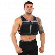 Жилет обважнювач з регульованою вагою Record WEIGTH VEST XB9201 вага-0,5-10 кг чорний